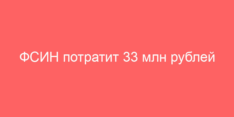 ФСИН потратит 33 млн рублей на премиум-иномарки